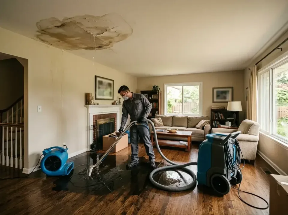 attic-pipe-burst-ceiling-drip-008 — frequently asked questions, Water Damage Restoration & Carpet Care in Hermiston, OR